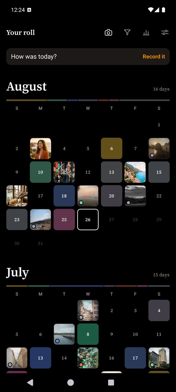 The diary: a month of photographs and mood colour